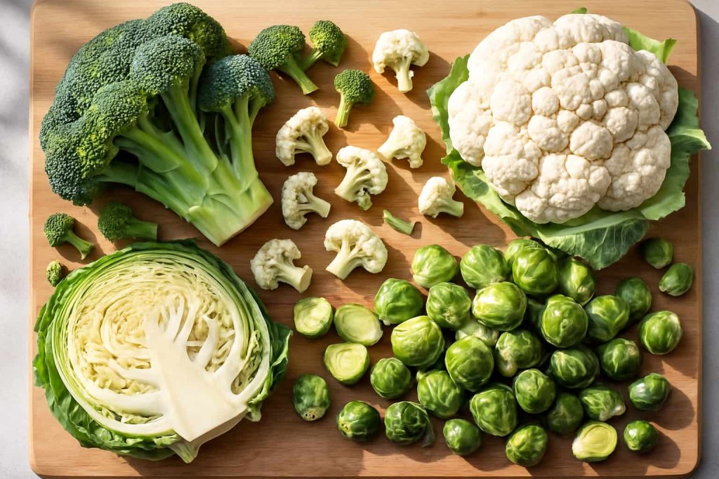 Cruciferous Vegetables (Broccoli, Cauliflower, Brussels Sprouts, Cabbage)