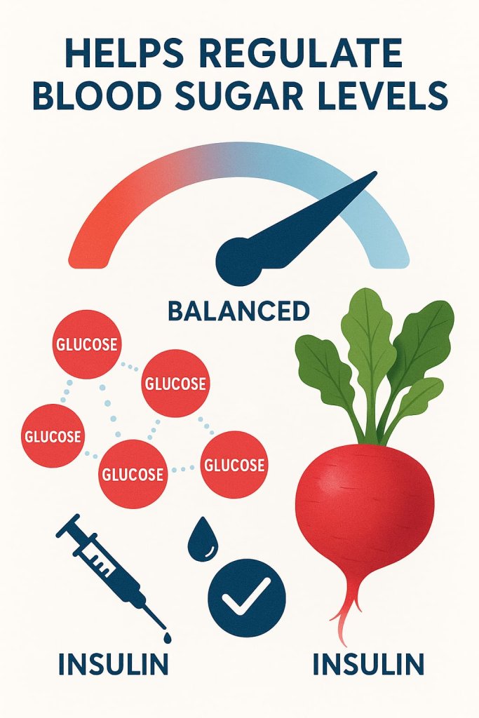Radishes Helps Regulate Blood Sugar Levels