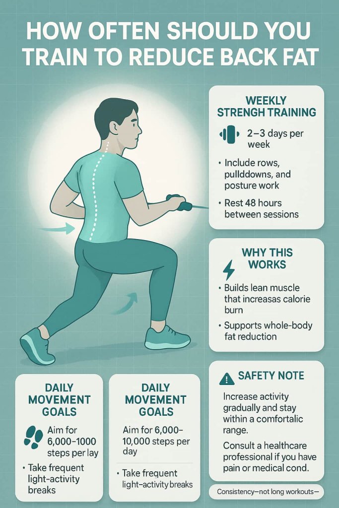 How Often Should You Train to Reduce Back Fat?