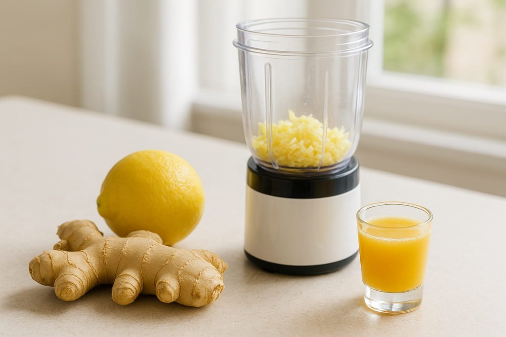 How to Make a Simple Ginger Shot at Home