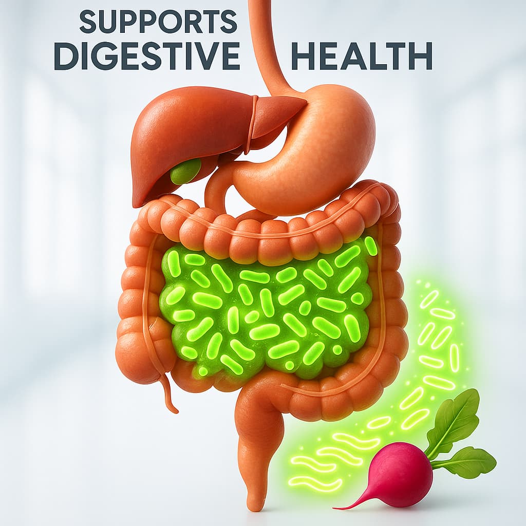 Radishes Supports Digestive Health