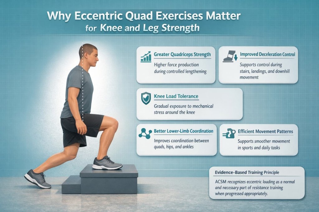 Why Eccentric Quad Exercises Matter for Knee and Leg Strength