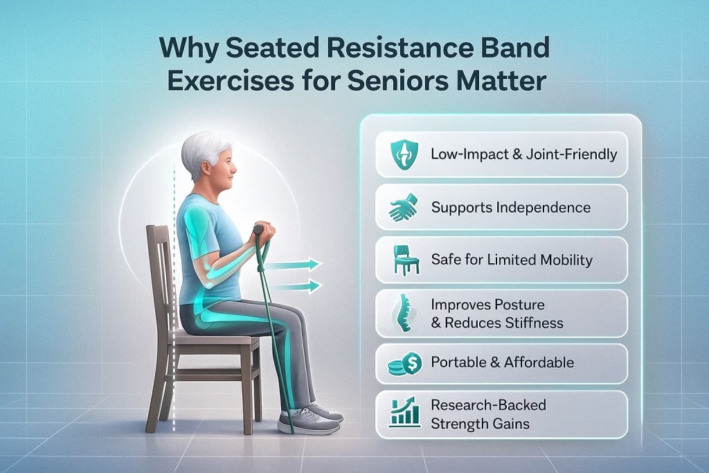 Why Seated Resistance Band Exercises for Seniors Matter