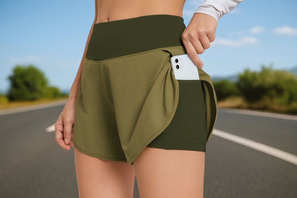 BALEAF Women’s 2-in-1 Running Shorts — Best for Supportive Coverage and Phone-Friendly Storage