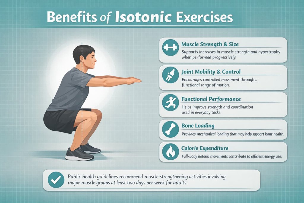 Benefits of Isotonic Exercises