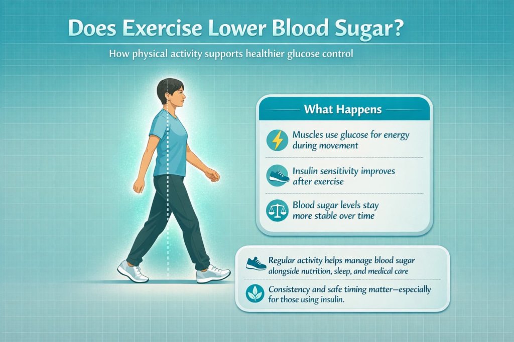 Does Exercise Lower Blood Sugar? Science-Backed Answer