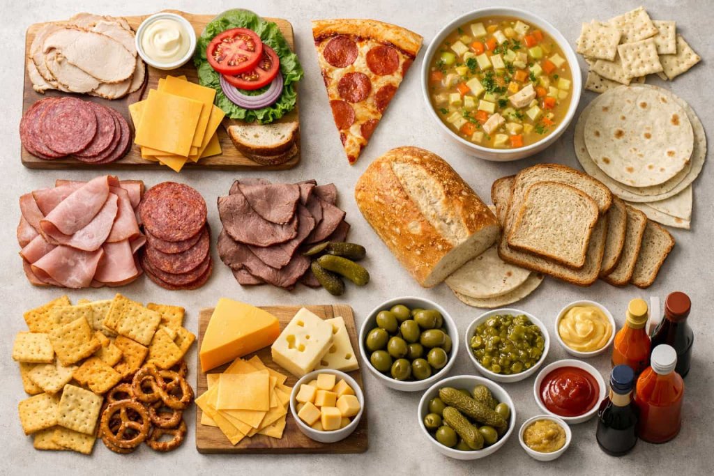 Foods high in sodium list by category