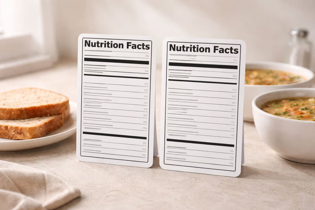 How to read labels for sodium fast
