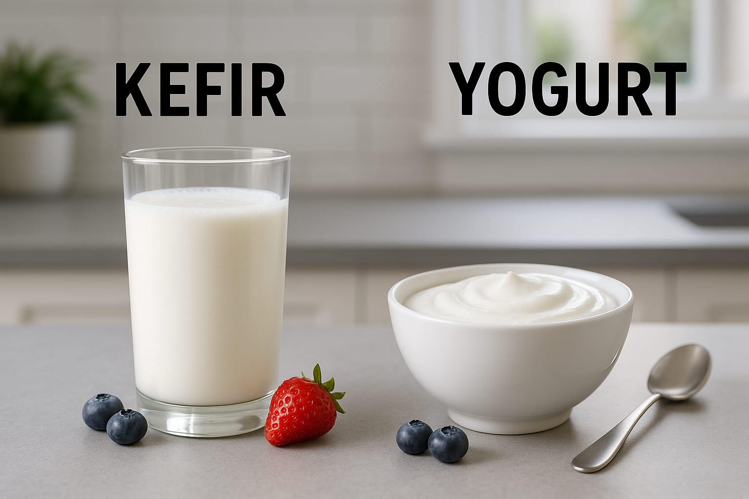 Kefir vs Yogurt Comparison