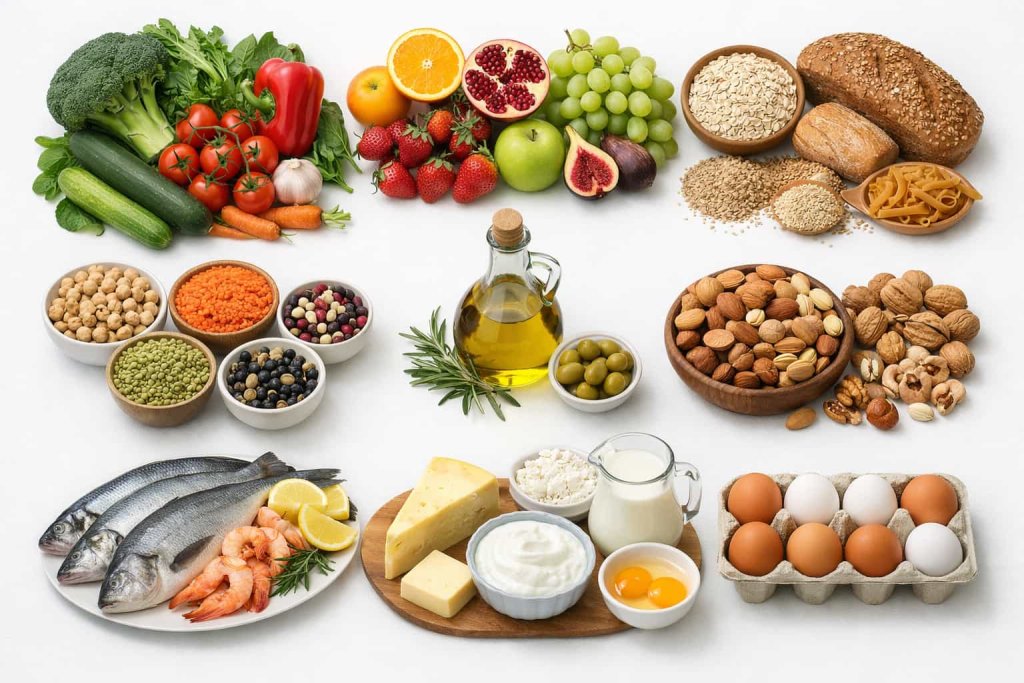 Mediterranean Diet Food List Table
