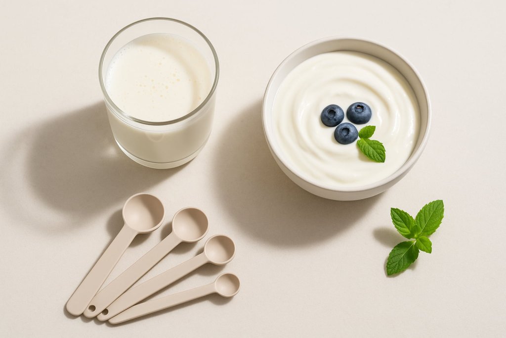 Nutrition Comparison (Kefir vs Yogurt)