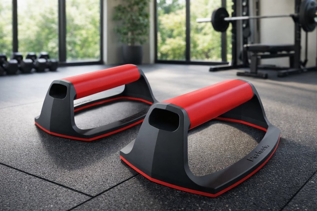 1. Perfect Fitness Pushup Stands — Best for Wrist-Neutral Push-Ups at Home
