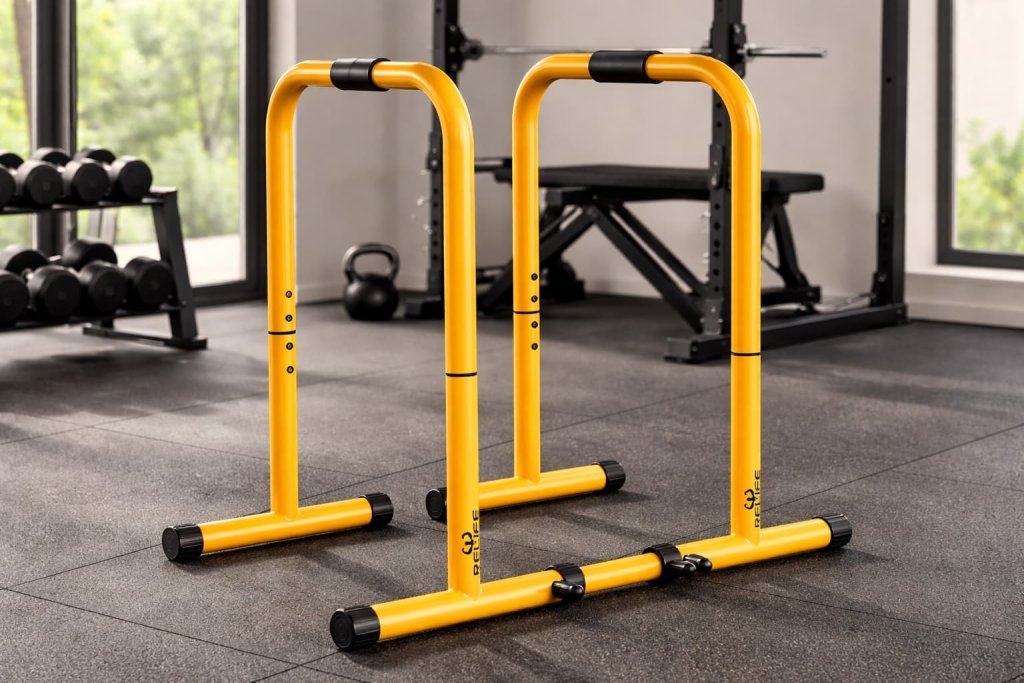 7. RELIFE Dip Station — Best for Heavy-Duty Push-Ups, Dips, and Full Bodyweight Training