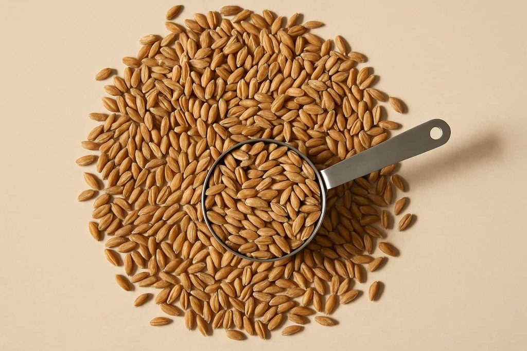 6. Spelt (~10.7 g protein per cooked cup)
