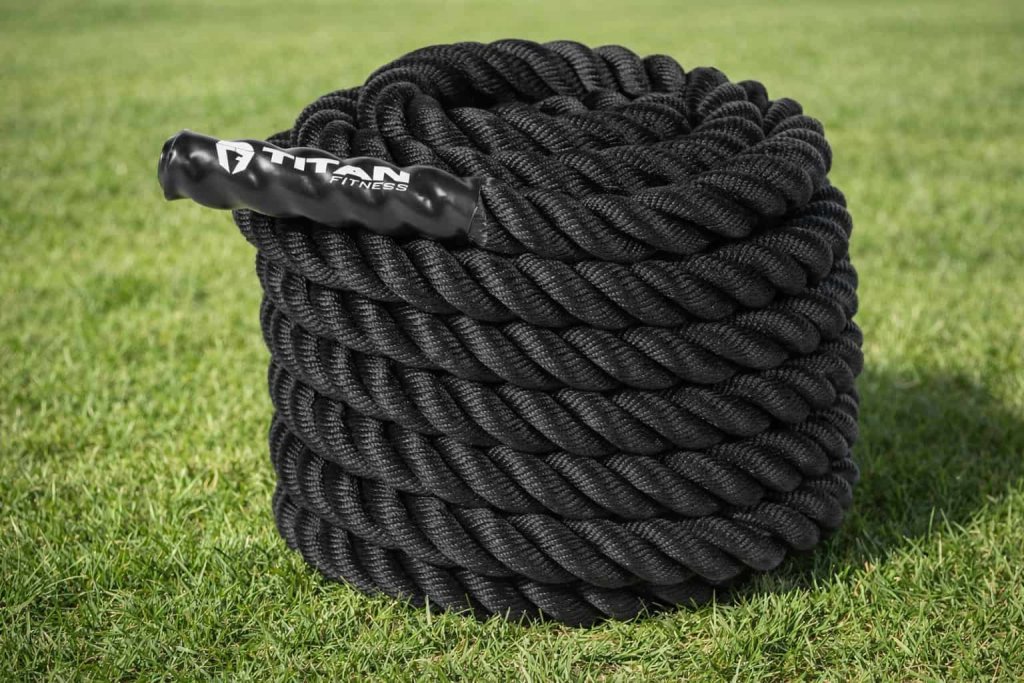 itan Fitness Battle Rope 50 ft x 1.5 in — Best for Outdoor Conditioning and Power