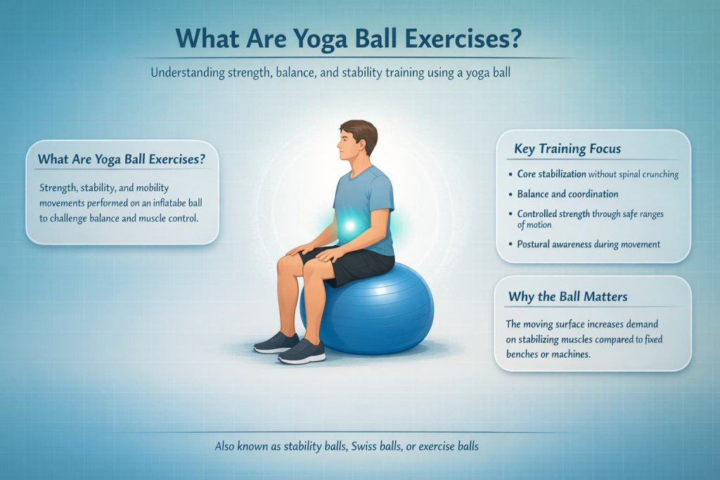 What Are Yoga Ball Exercises?