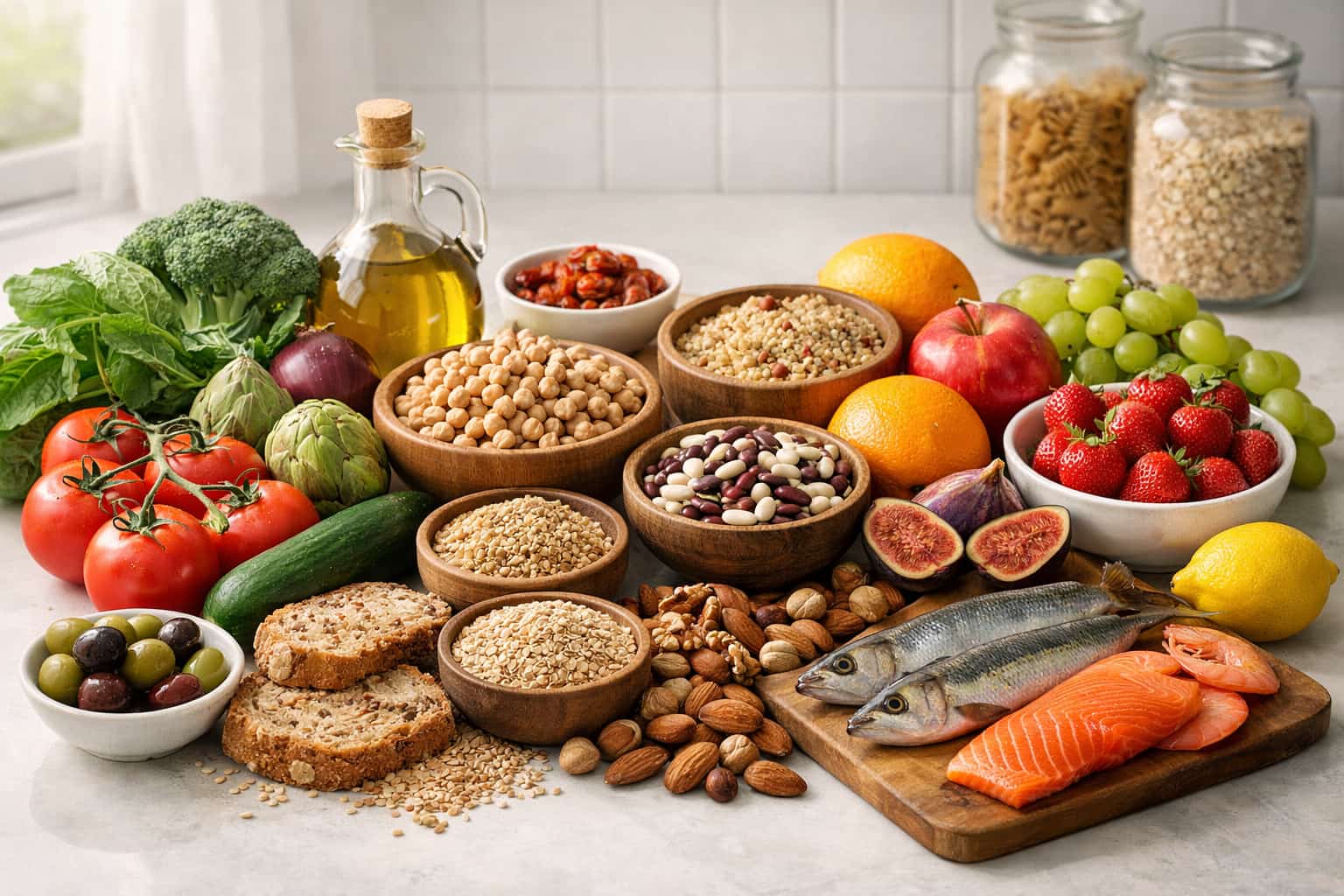 Mediterranean Diet Food List Backed by Nutrition Research
