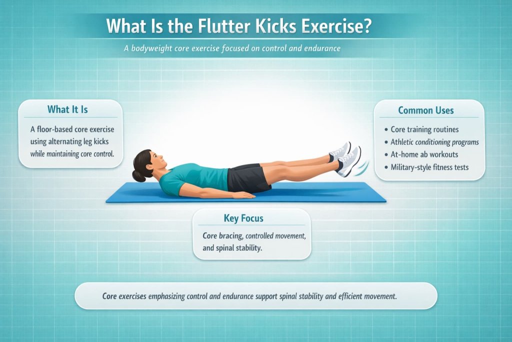 What Is the Flutter Kicks Exercise?