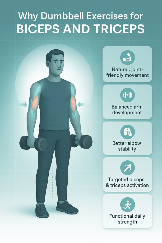 Why Dumbbell Exercises for Biceps and Triceps Matter