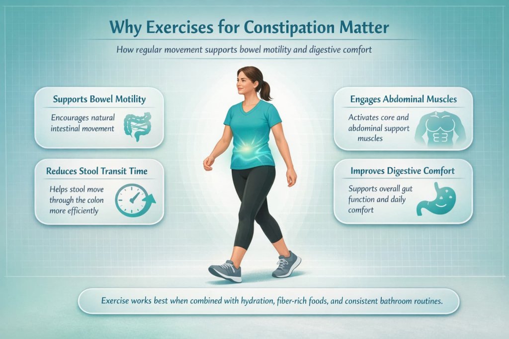 Why Exercises for Constipation Matter