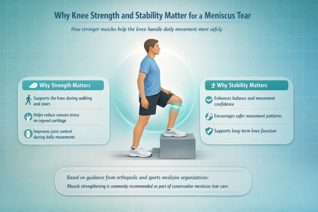 Why Knee Strength and Stability Matter for a Meniscus Tear