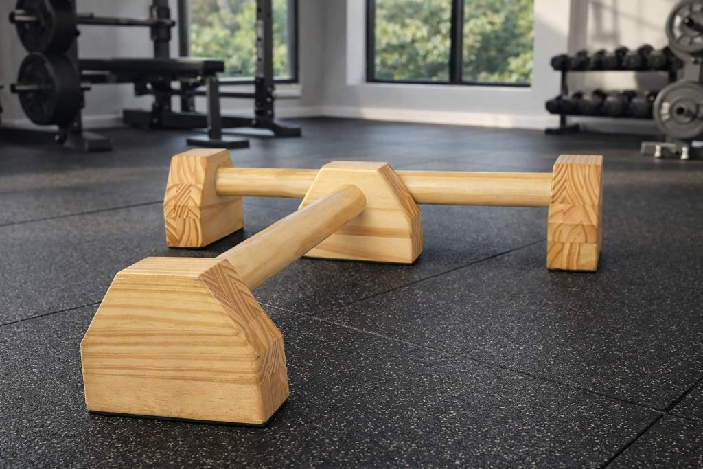 3. Yes4All Wooden Parallettes — Best for Calisthenics and Deep Push-Ups