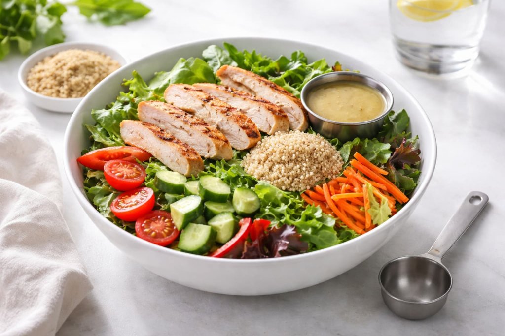 4) Quinoa (portion-controlled)