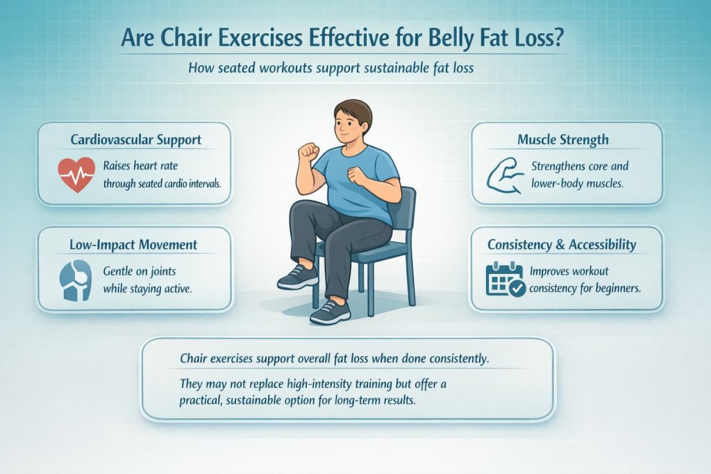Are Chair Exercises Effective for Belly Fat Loss?