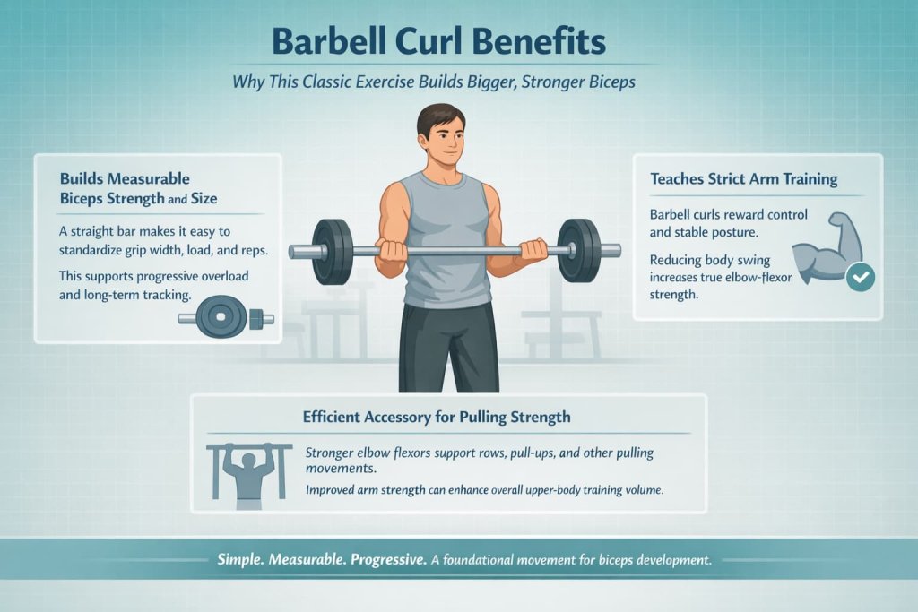 Barbell curl benefits