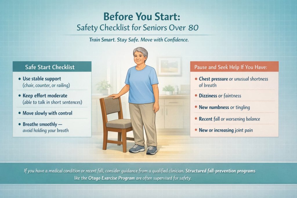 Before You Start Safety Checklist for Seniors Over 80