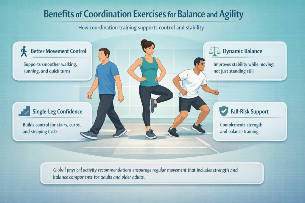 Benefits of Coordination Exercises for Balance and Agility