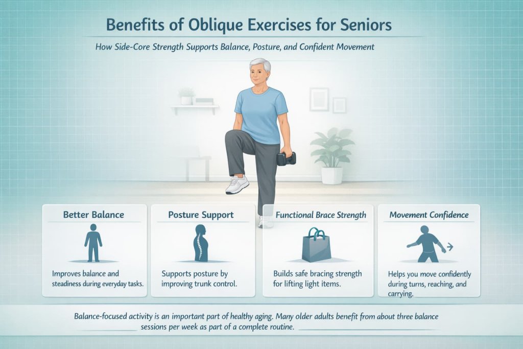 Benefits of oblique exercises for seniors