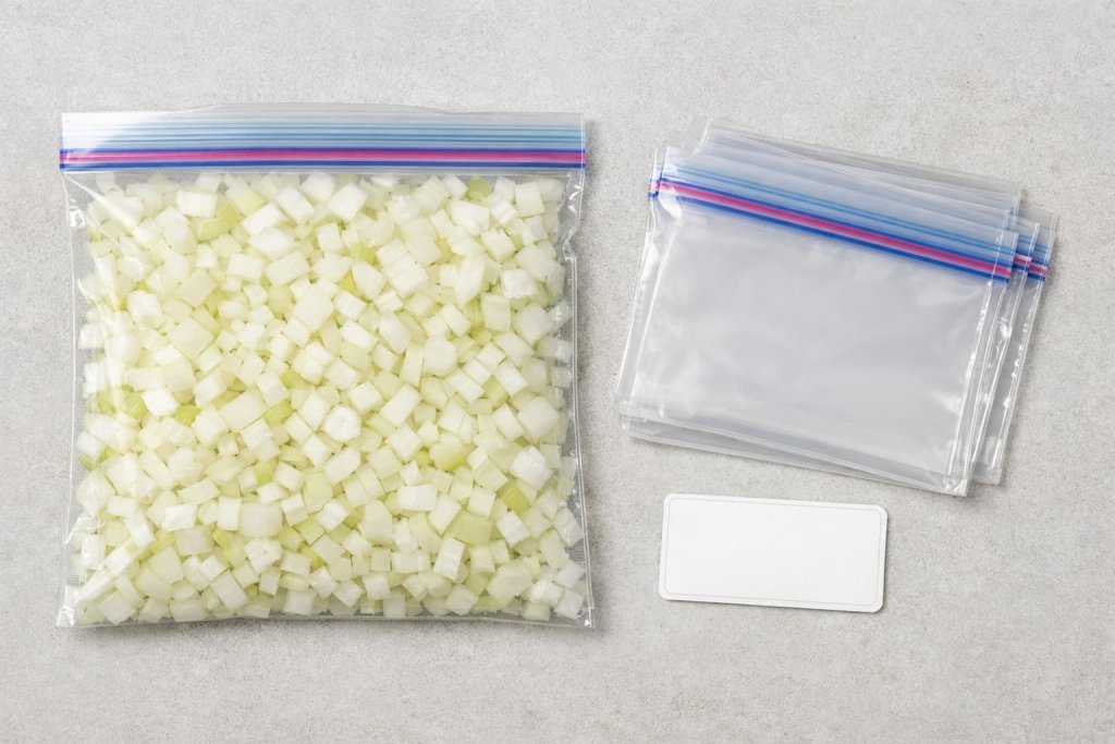 Best way to freeze onions