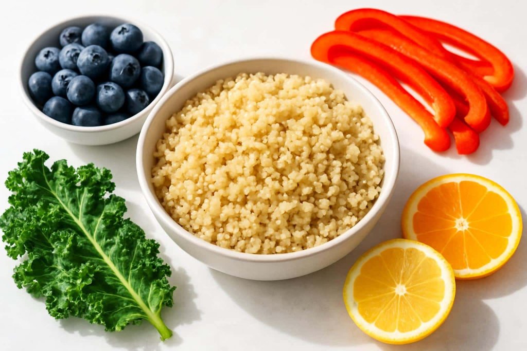 Quinoa - Contains Antioxidants That Support Cellular Health