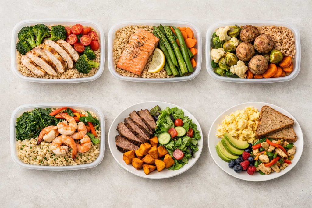 Full 7-day sample menu (rapid weight loss plan, nutrition-focused)