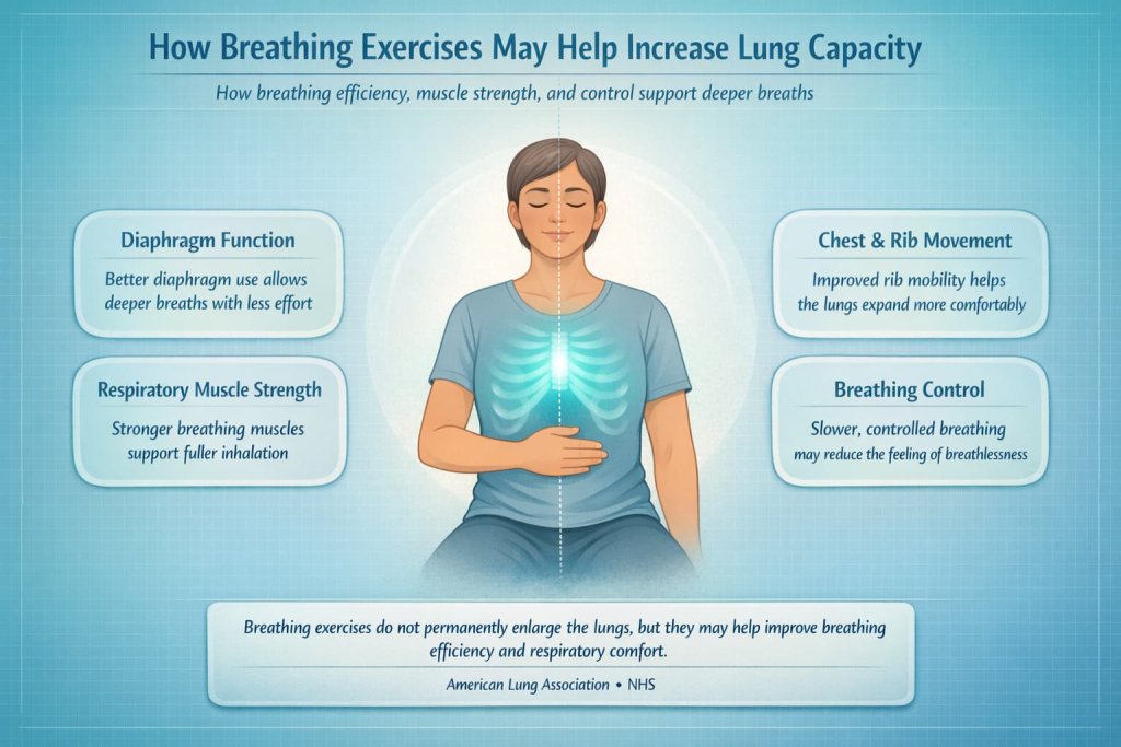How Breathing Exercises May Help Increase Lung Capacity