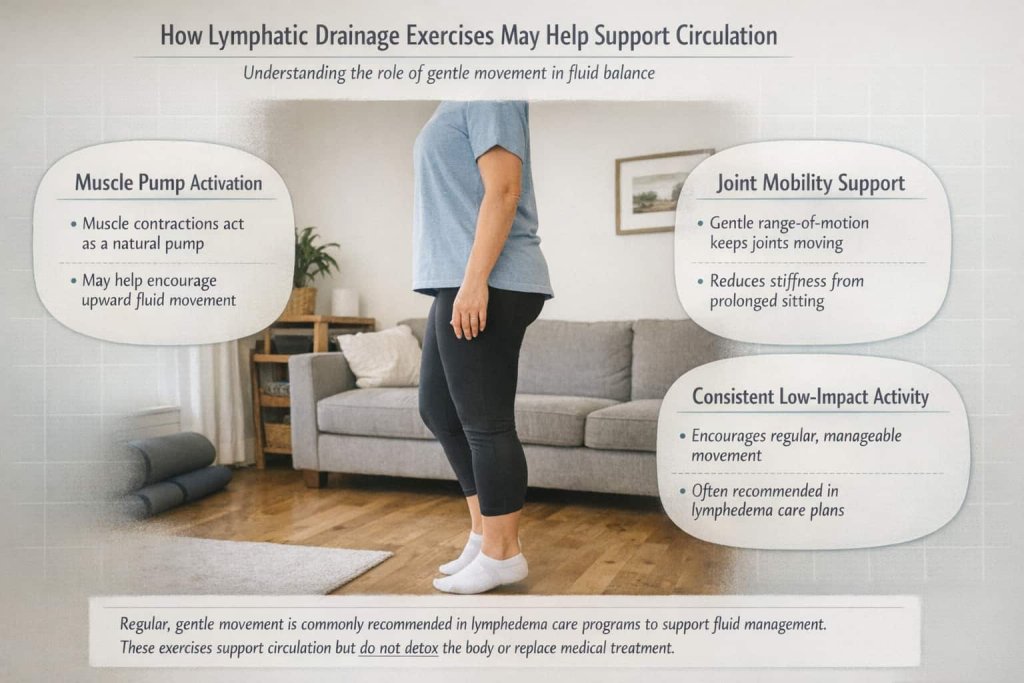 How Lymphatic Drainage Exercises May Help Support Circulation