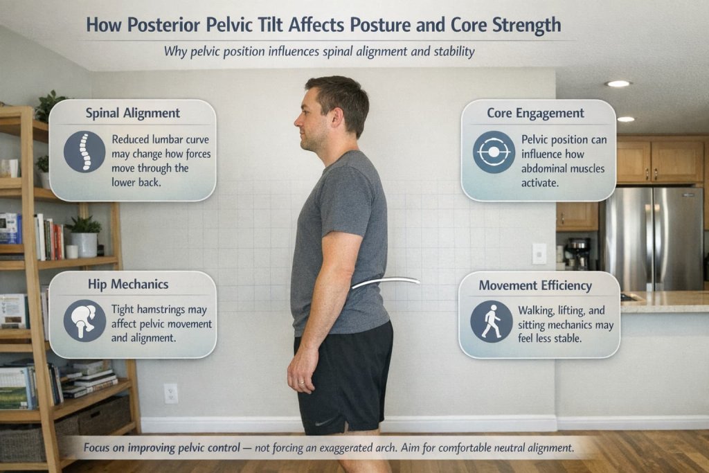 How Posterior Pelvic Tilt Affects Posture and Core Strength