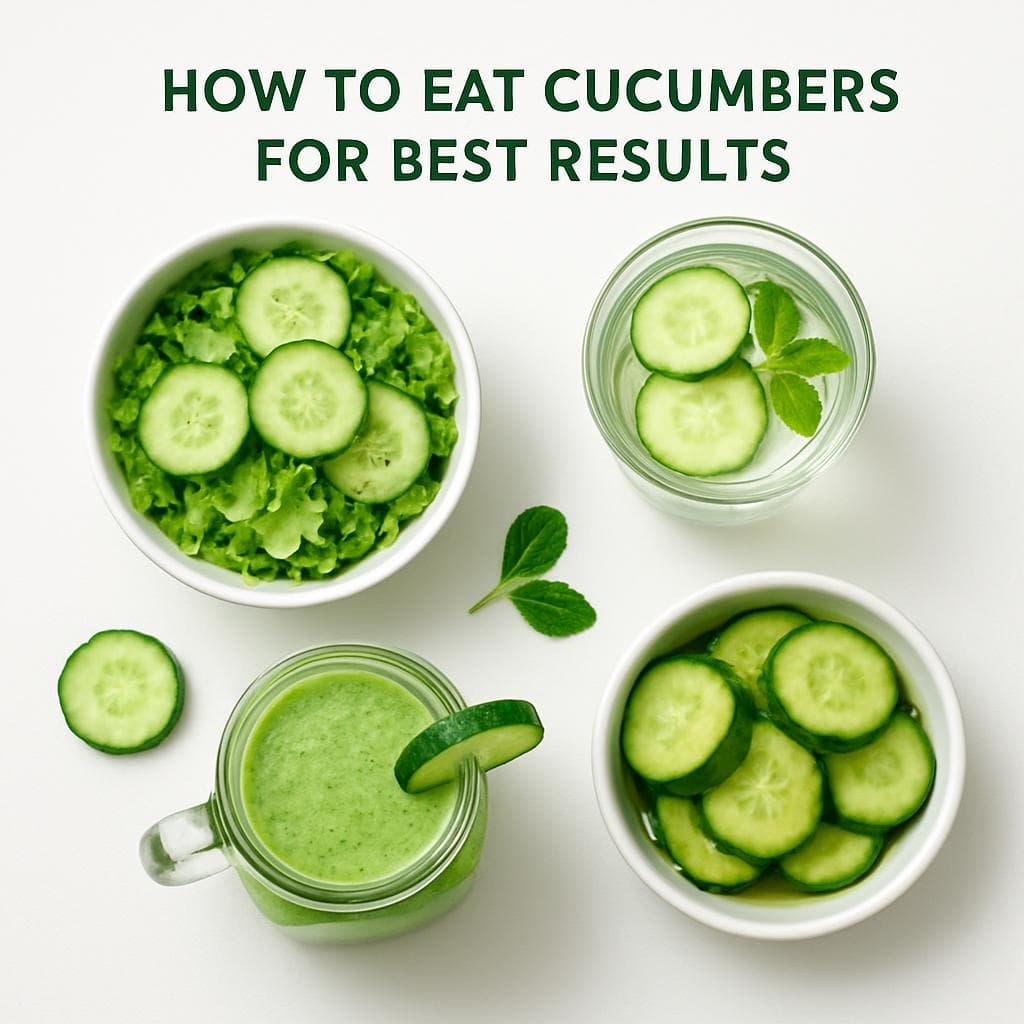 How to Eat Cucumbers for Best Results