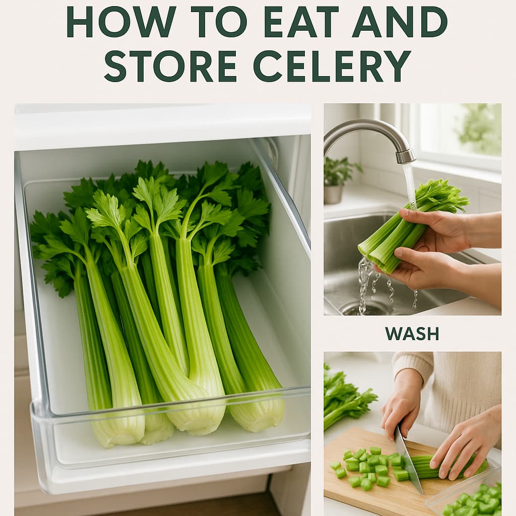 How to Eat and Store Celery