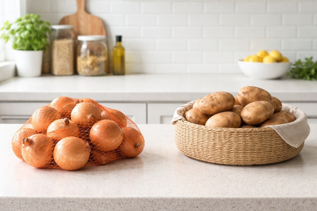 How to store onions without ruining other produce