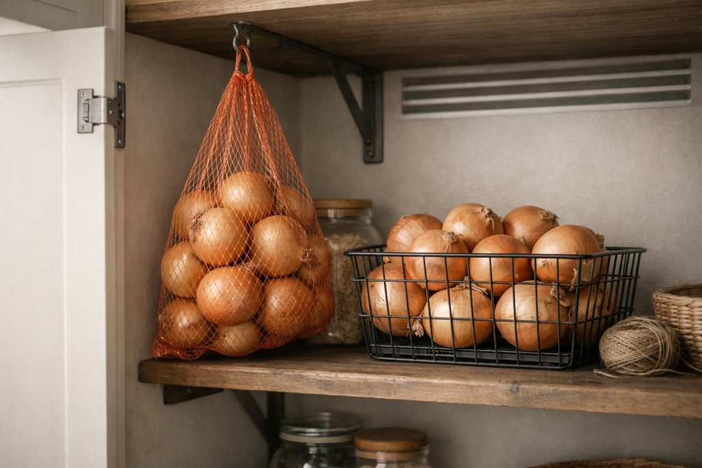 How to store whole onions the right way