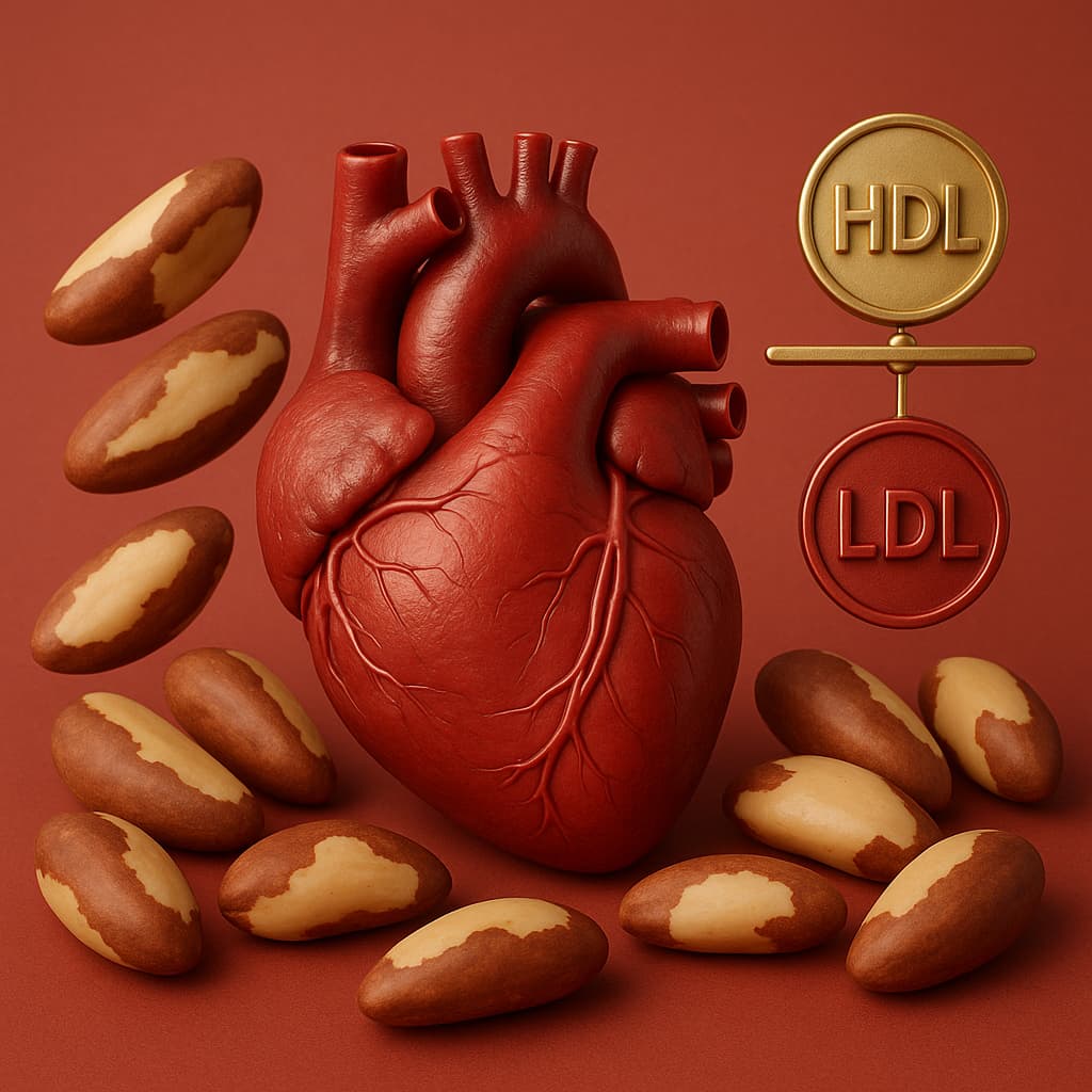 Brazil Nuts - May Improve Heart and Cholesterol Health