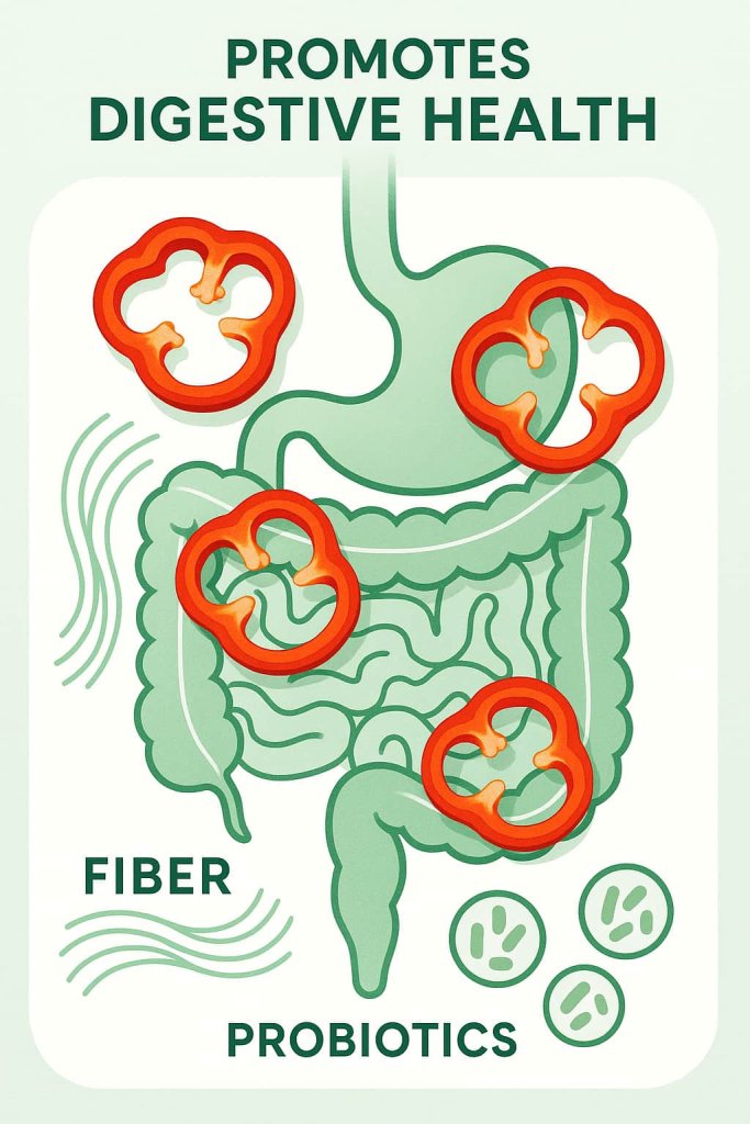 Bell Peppers - Promotes Digestive Health