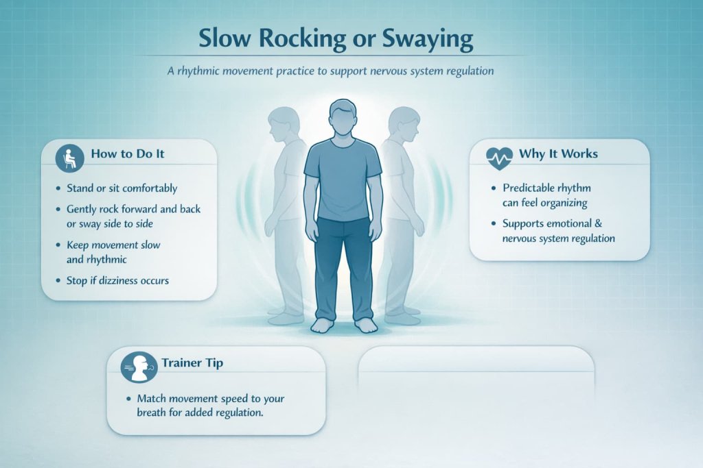 Slow Rocking or Swaying for Somatic Exercises for Trauma
