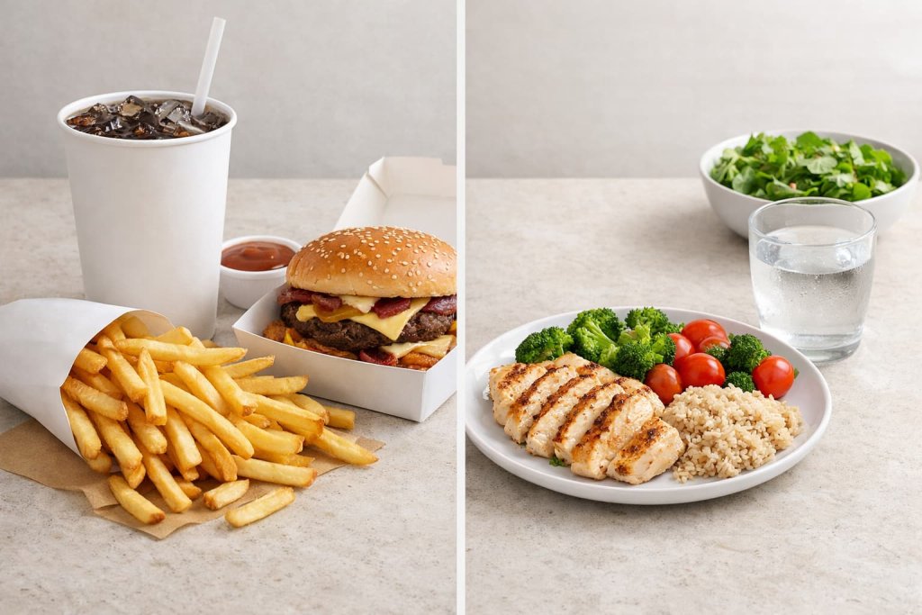 Step 2: Create the calorie deficit without “crash dieting”