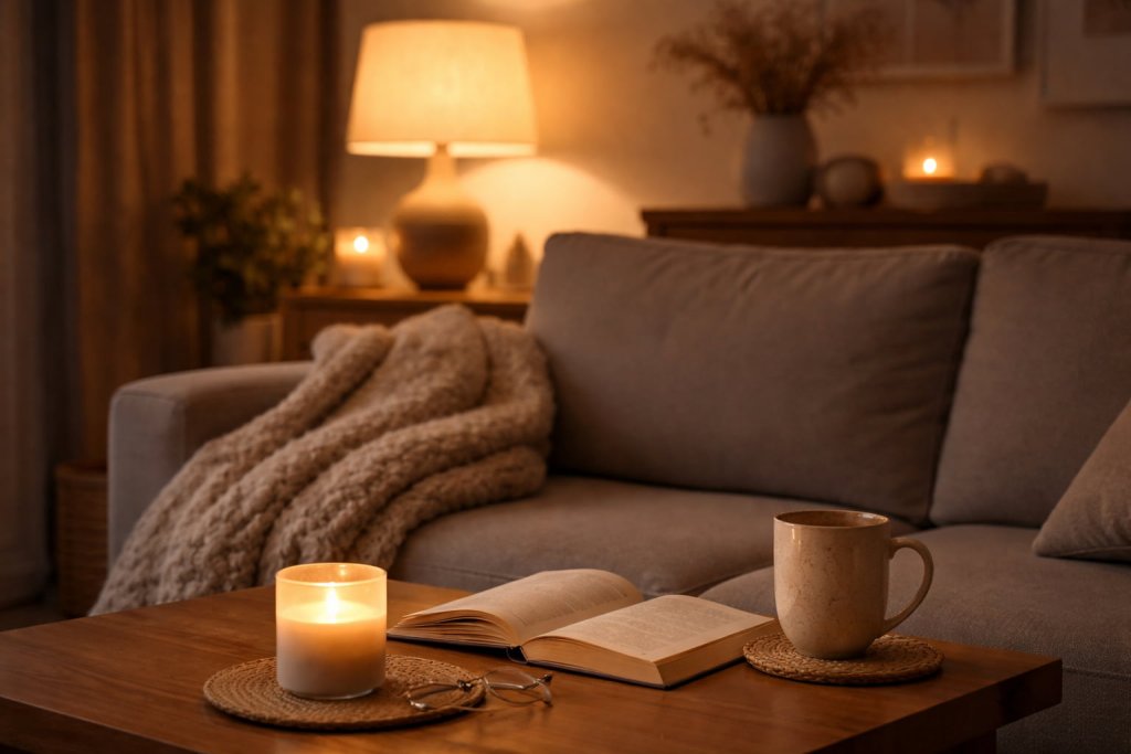 Step 8: Evening routine for lower cortisol levels at night