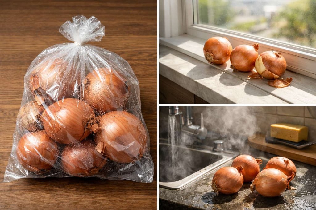 Storage mistakes that make onions spoil faster