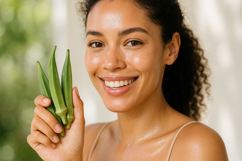 Okra Supports Healthy Skin