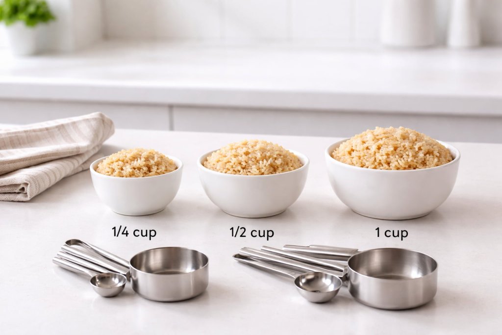 Use this simple “lower-carb grain portion” rule